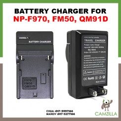 Battery Charger For Sony NP-F970 FM50 QM91D